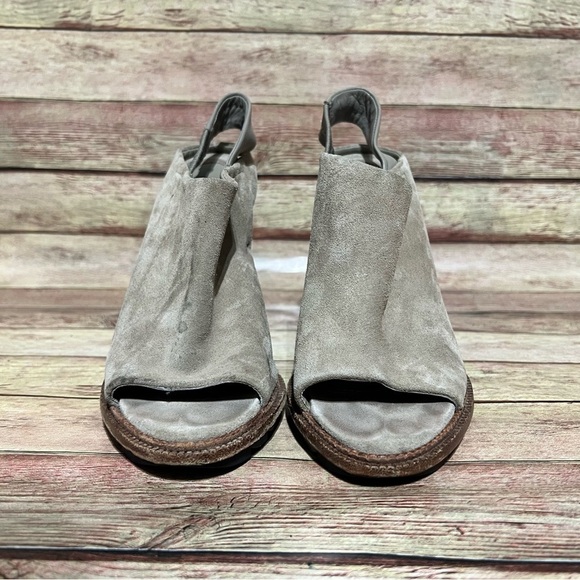 Camilla Skovgaard Brown Suede Slingback Wedge Sandals - Picture 6 of 8